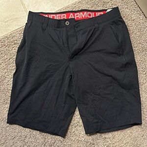 Under Armour, black loose fit shorts